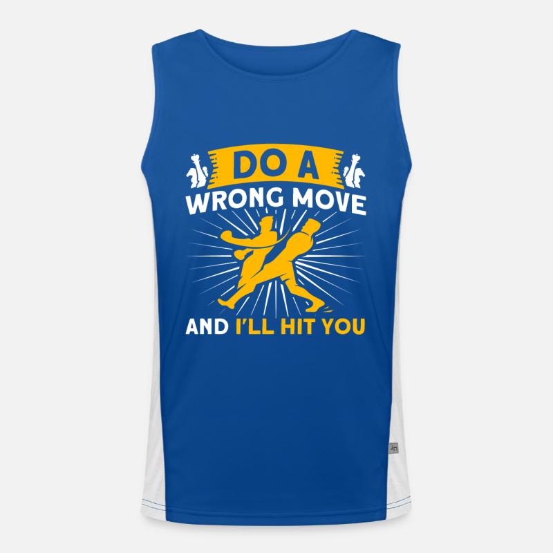 Chessboxer Chessboxes Checkmate Men's Functional Contrast Tank Top 