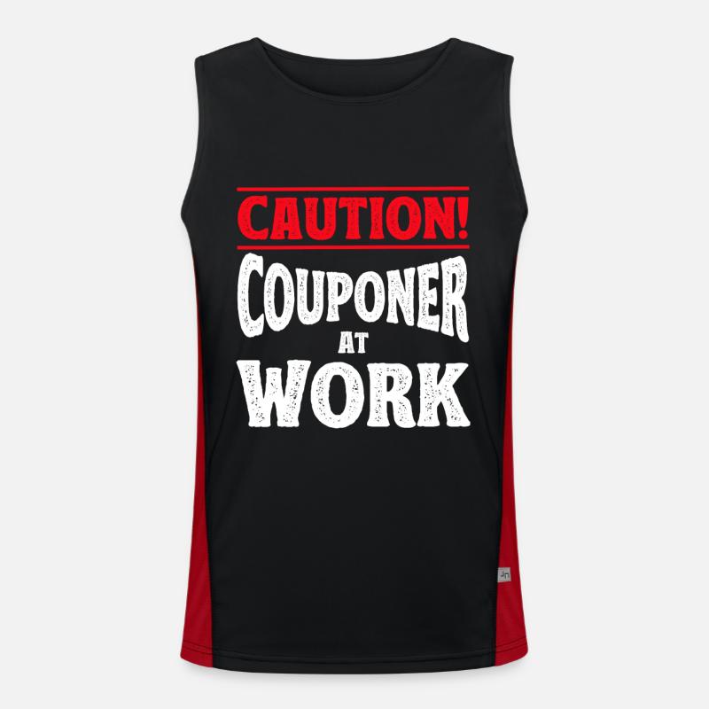 Coupon Shopper Discount Couponer Vente à prix réduit Débardeur respirant contrasté Homme 
