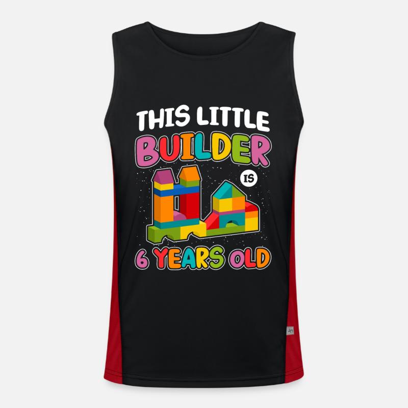 6 years clamping module Men's Functional Contrast Tank Top 