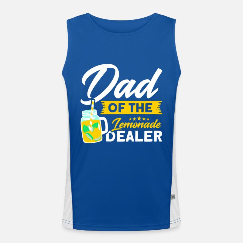 Jus de citron Jus de citron Limonade Débardeur respirant contrasté Homme 