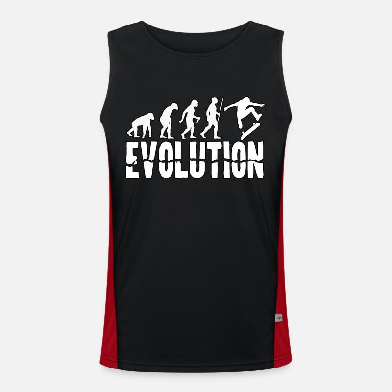 Evolution Skater Men's Functional Contrast Tank Top 