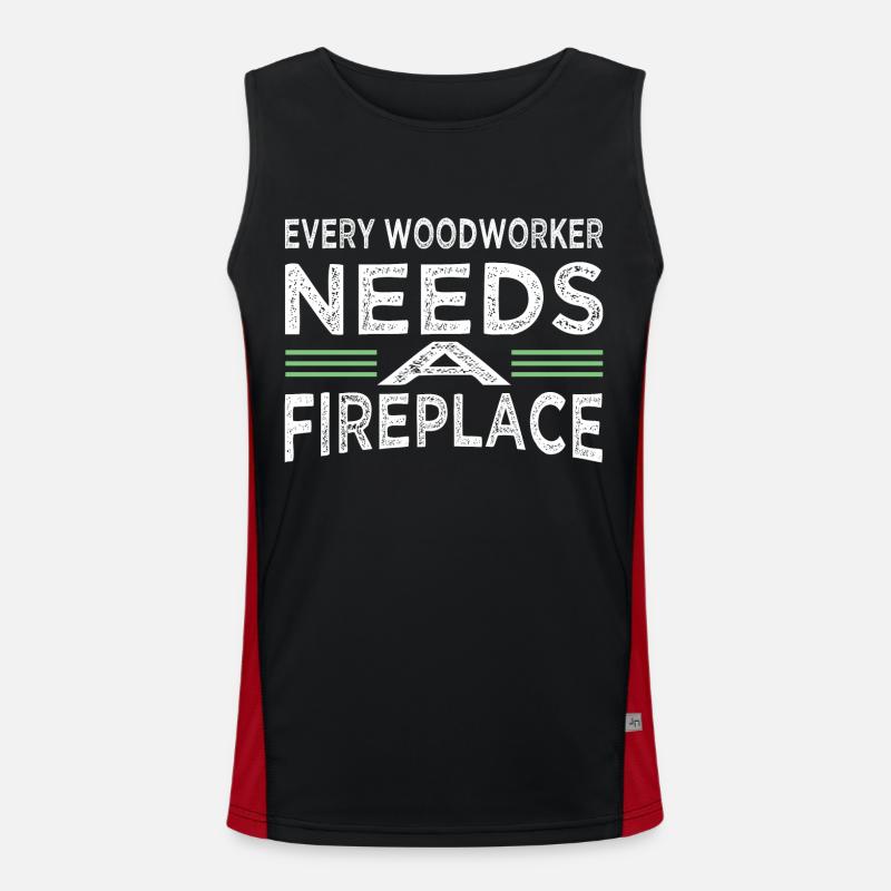 forestry aaron carpenter tshirts cool logging bday Men's Functional Contrast Tank Top 