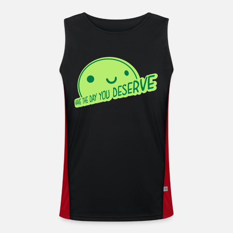 the day you deserve Men's Functional Contrast Tank Top 