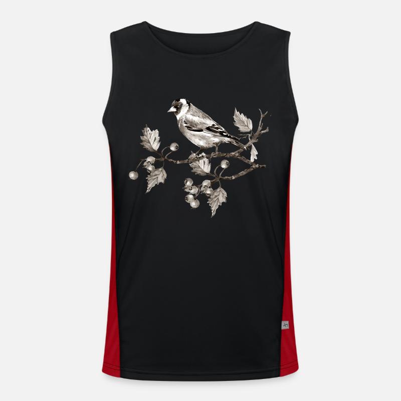 Oiseau Débardeur respirant contrasté Homme 
