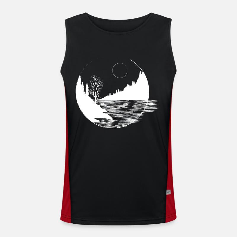To the Mountains Men's Functional Contrast Tank Top 