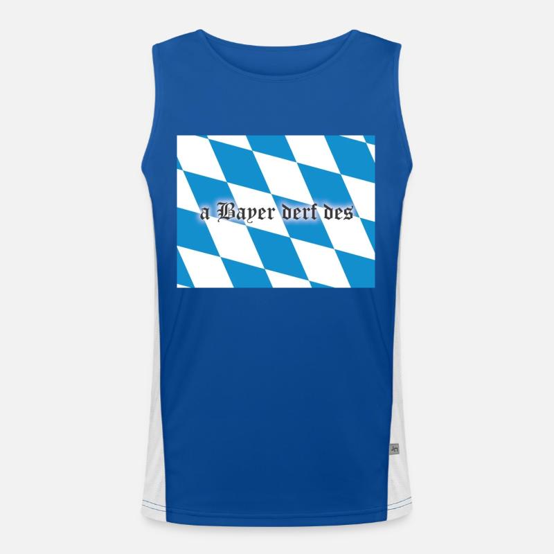 a bayer derf des Funktionelles Kontrast-Tank Top für Männer 