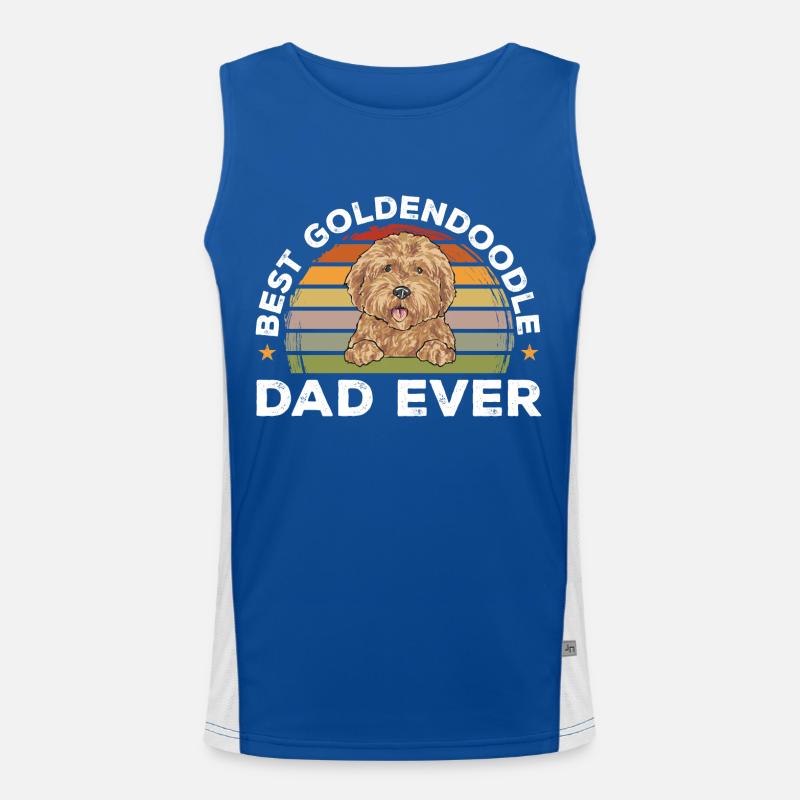 Goldendoodle Doodle Chien Débardeur respirant contrasté Homme 