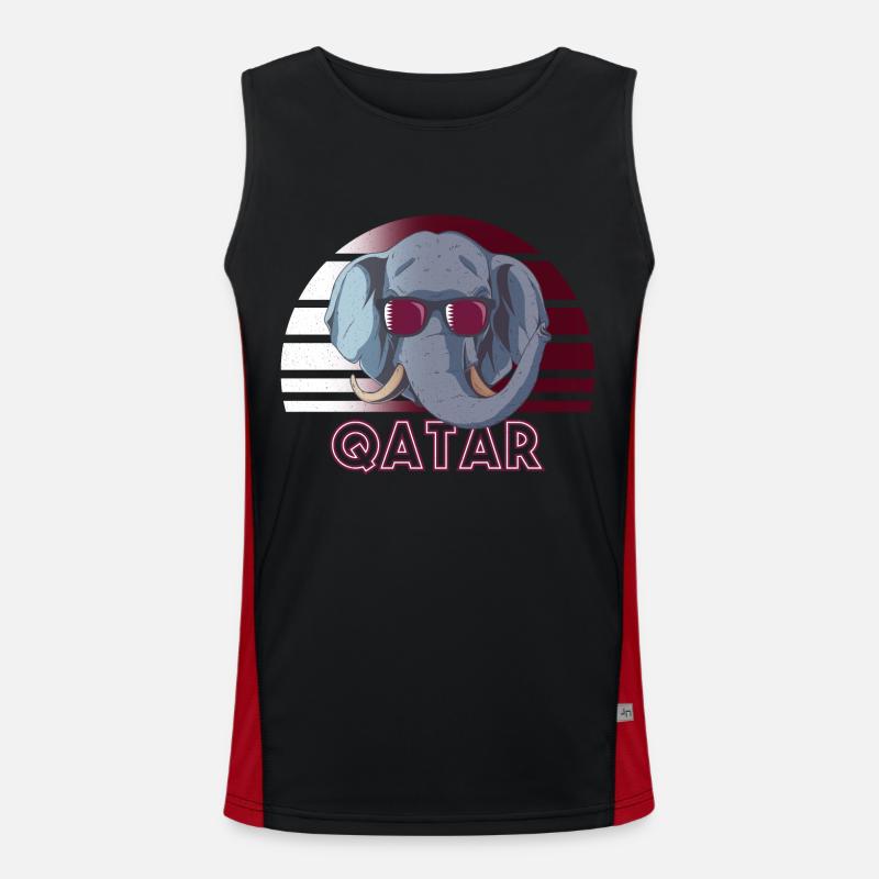 Qatar Débardeur respirant contrasté Homme 