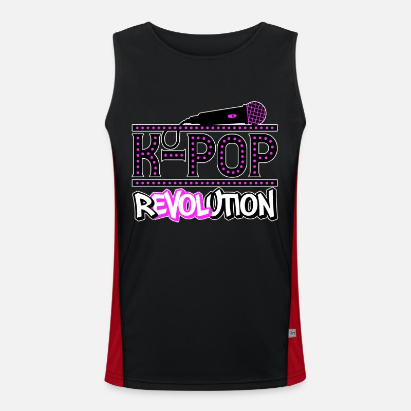 K-Pop Revolution | kpop KPop Geschenkidee Funktionelles Kontrast-Tank Top für Männer 