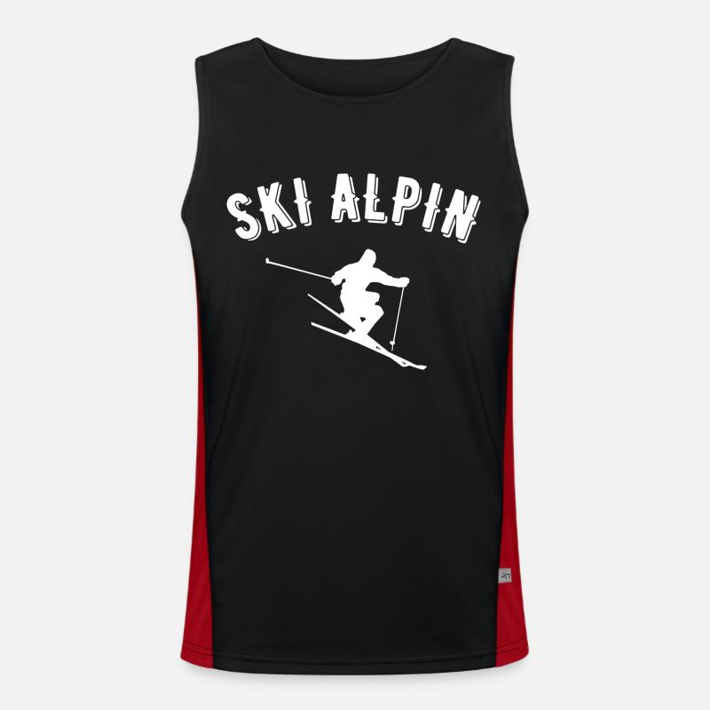 alpine skiing Men's Functional Contrast Tank Top 