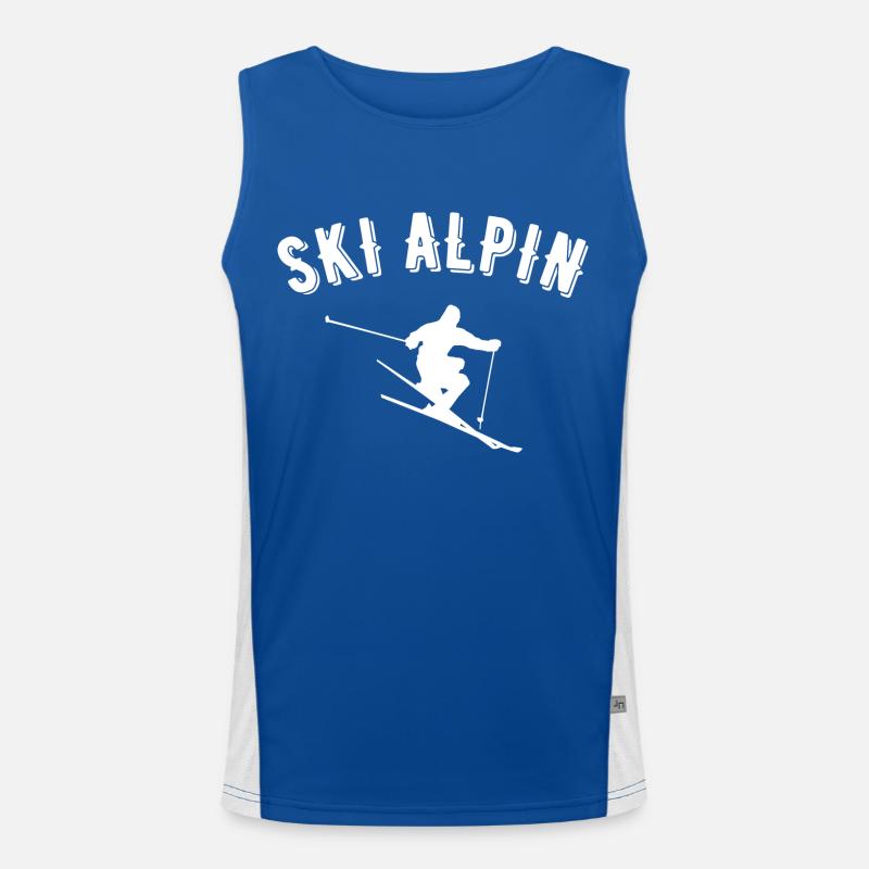 alpine skiing Men's Functional Contrast Tank Top 