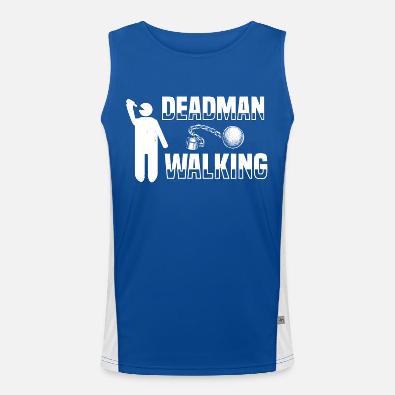 DEAD MAN WALKING 2 Men's Functional Contrast Tank Top 
