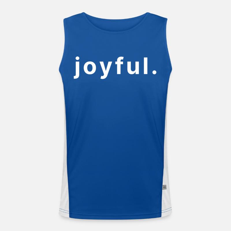 joyful. Funktionelles Kontrast-Tank Top für Männer 
