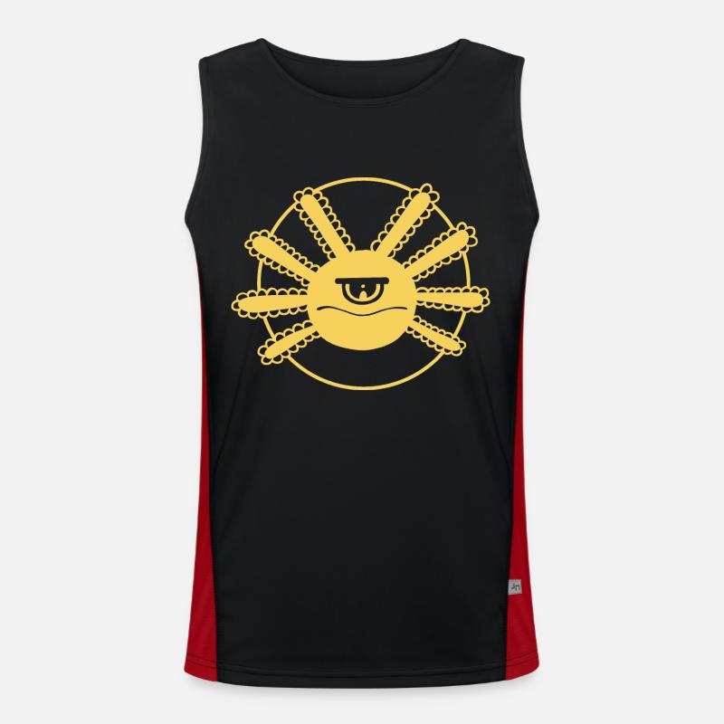 Axolotl Cyclops Men's Functional Contrast Tank Top 