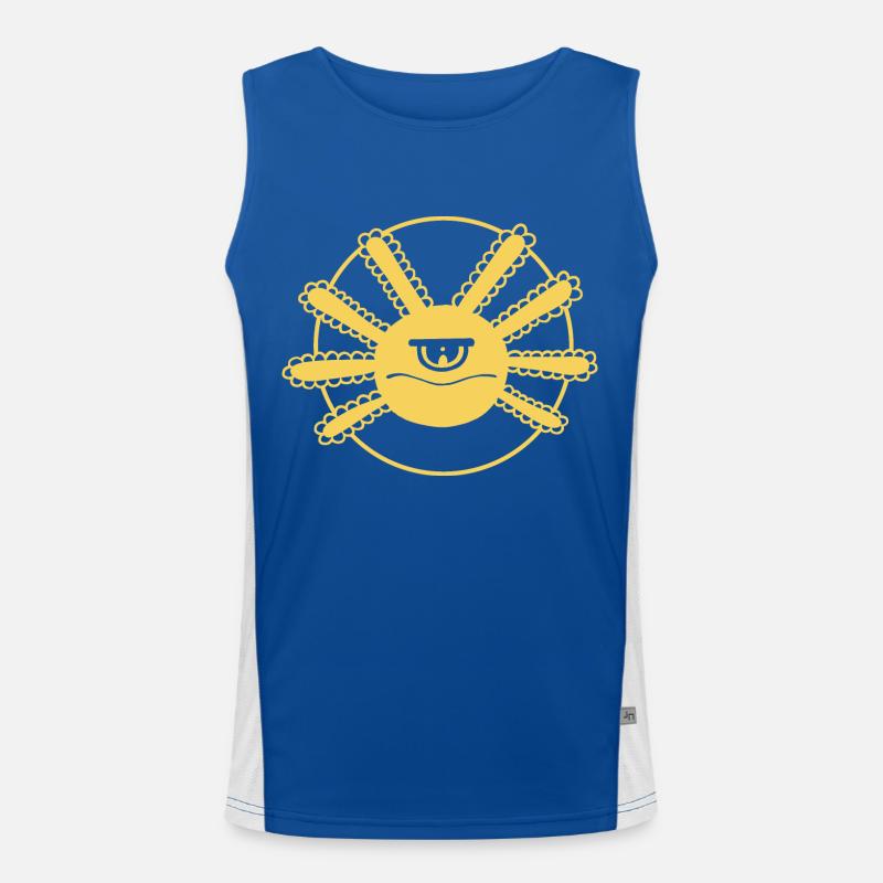 Axolotl Cyclops Men's Functional Contrast Tank Top 