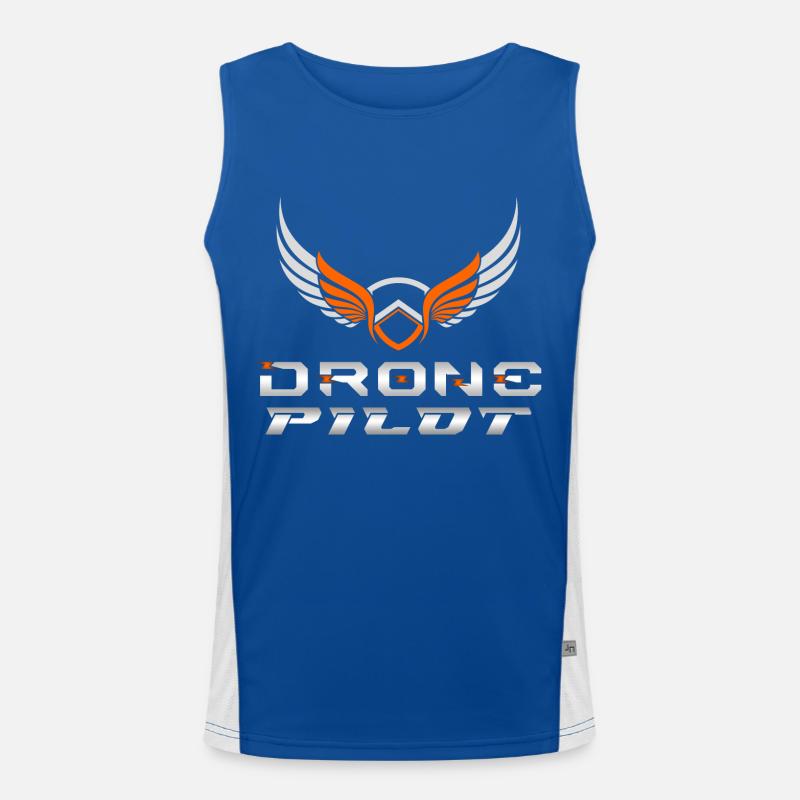 Drone Drones Drone Flight Drone Pilot Débardeur respirant contrasté Homme 