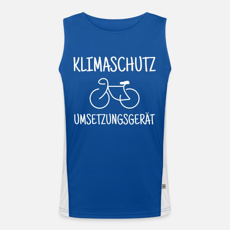 Klimaschutz- Umsetzungs- Gerät Funktionelles Kontrast-Tank Top für Männer 