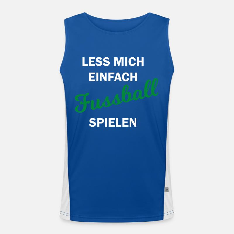 Fußball Soccer Funktionelles Kontrast-Tank Top für Männer 
