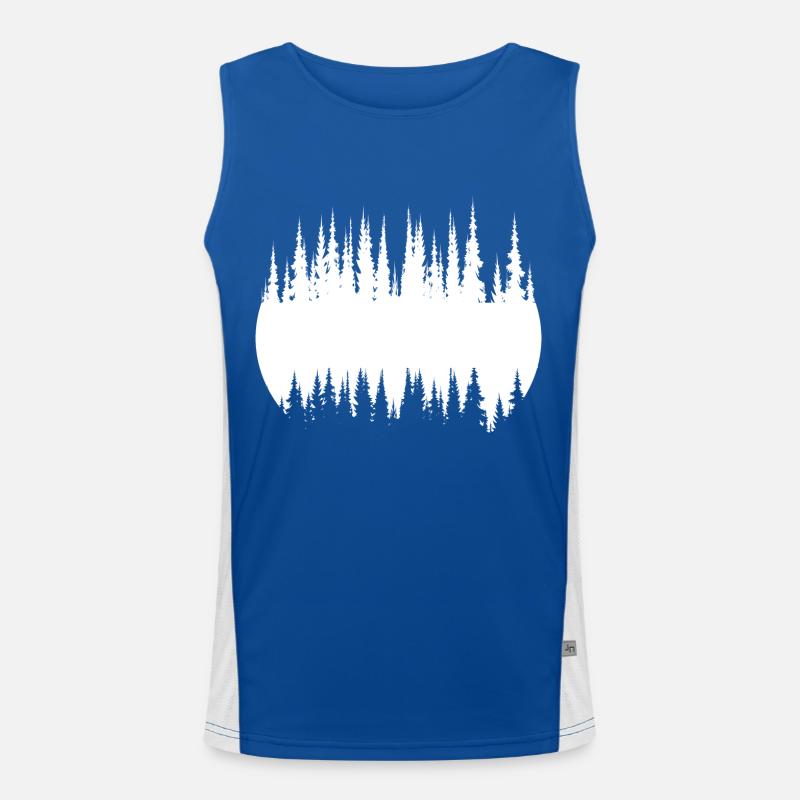 Forest, Nature, Tree, Environment Men's Functional Contrast Tank Top 
