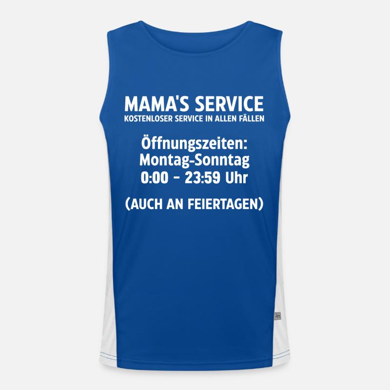 Mutter Muttertag Mama Funktionelles Kontrast-Tank Top für Männer 