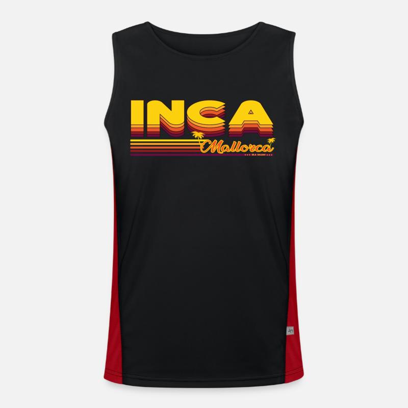 Inca resort à Majorque Design Débardeur respirant contrasté Homme 
