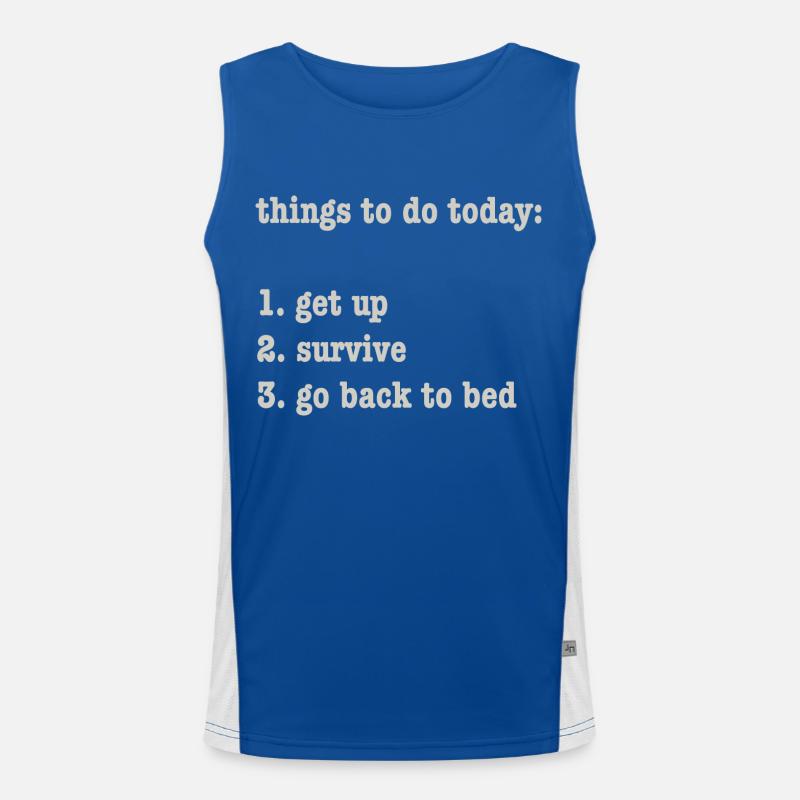 Checklist Men's Functional Contrast Tank Top 