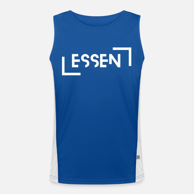 Essen Funktionelles Kontrast-Tank Top für Männer 