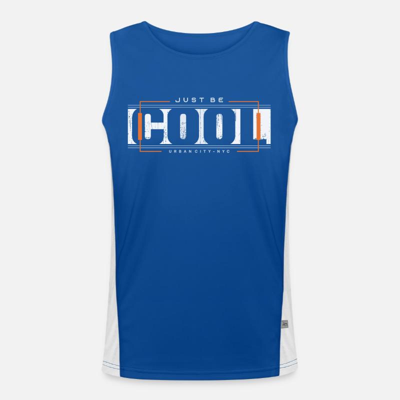 becool Men's Functional Contrast Tank Top 