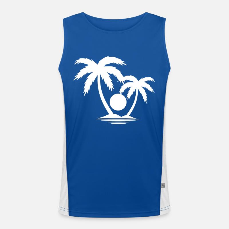Vacances Beach Sun Paradise Débardeur respirant contrasté Homme 