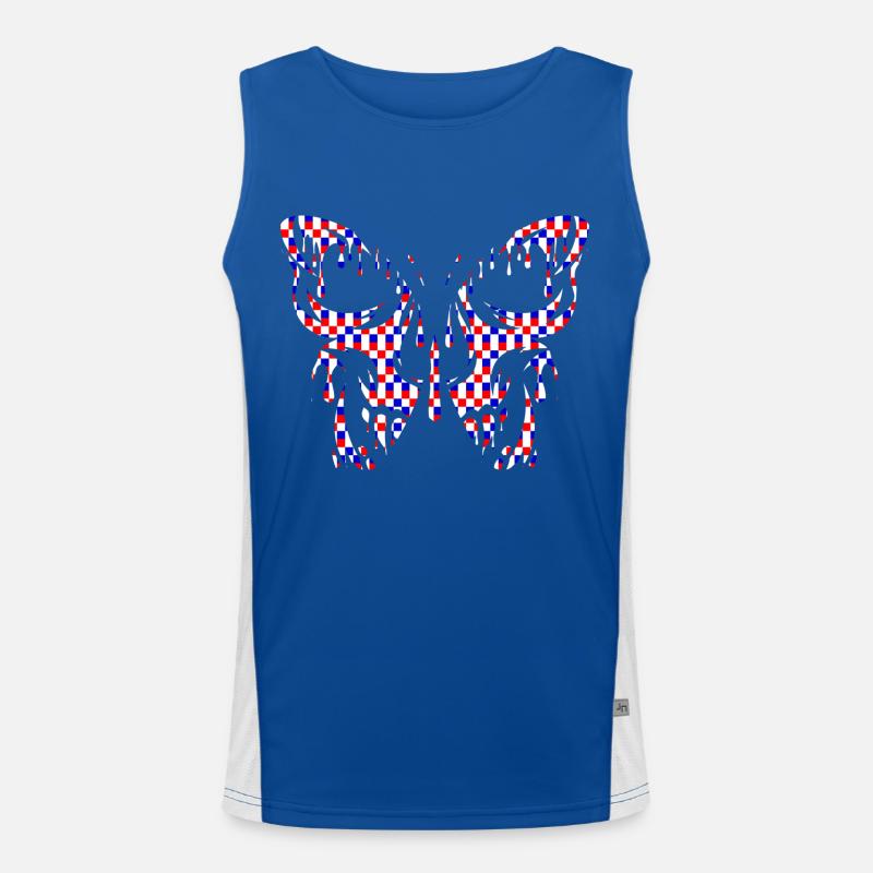 Tatouage Papillon Nature Papillons Mignon Cocon D’été Débardeur respirant contrasté Homme 