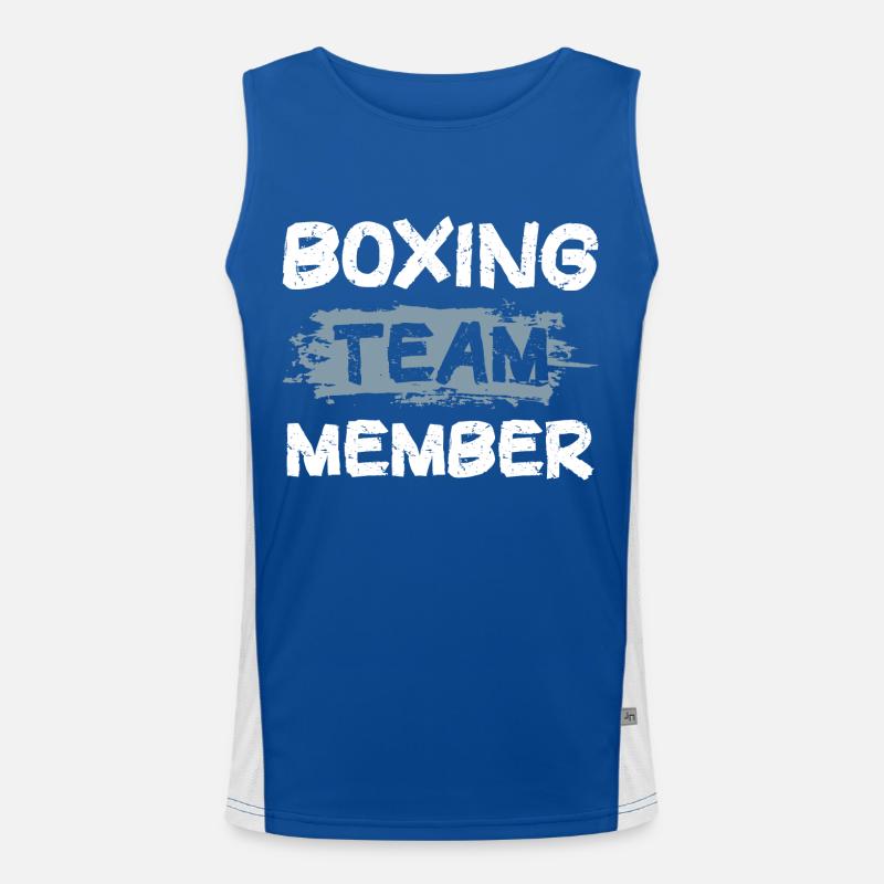 Boxing Team Funktionelles Kontrast-Tank Top für Männer 