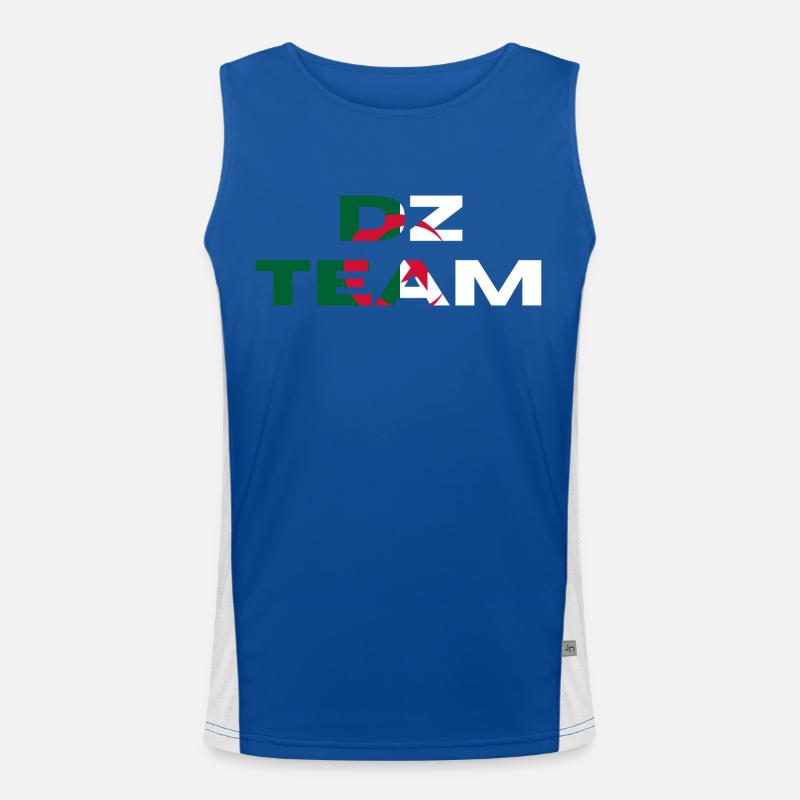 Dz team - Algeria gift idea Men's Functional Contrast Tank Top 