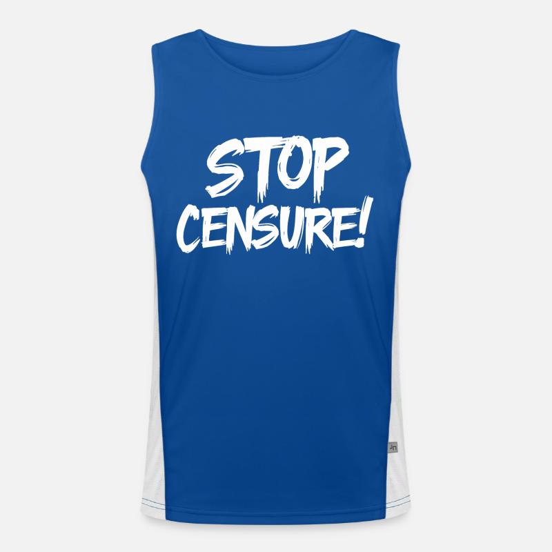 Stop censure Débardeur respirant contrasté Homme 
