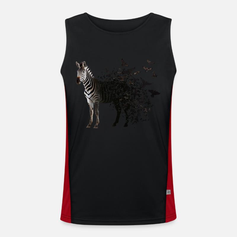 Zebra Men's Functional Contrast Tank Top 