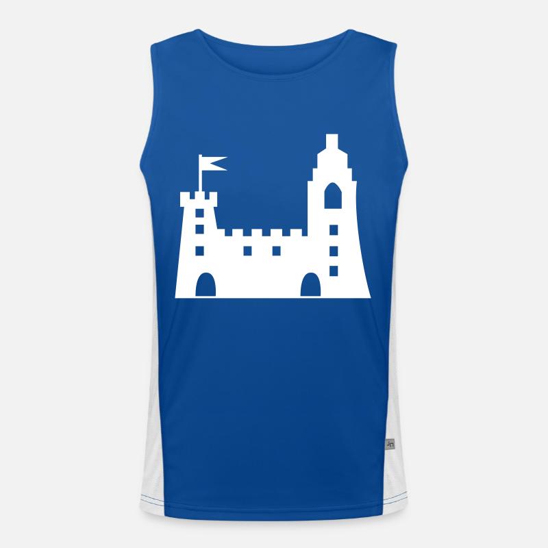 castle Men's Functional Contrast Tank Top 
