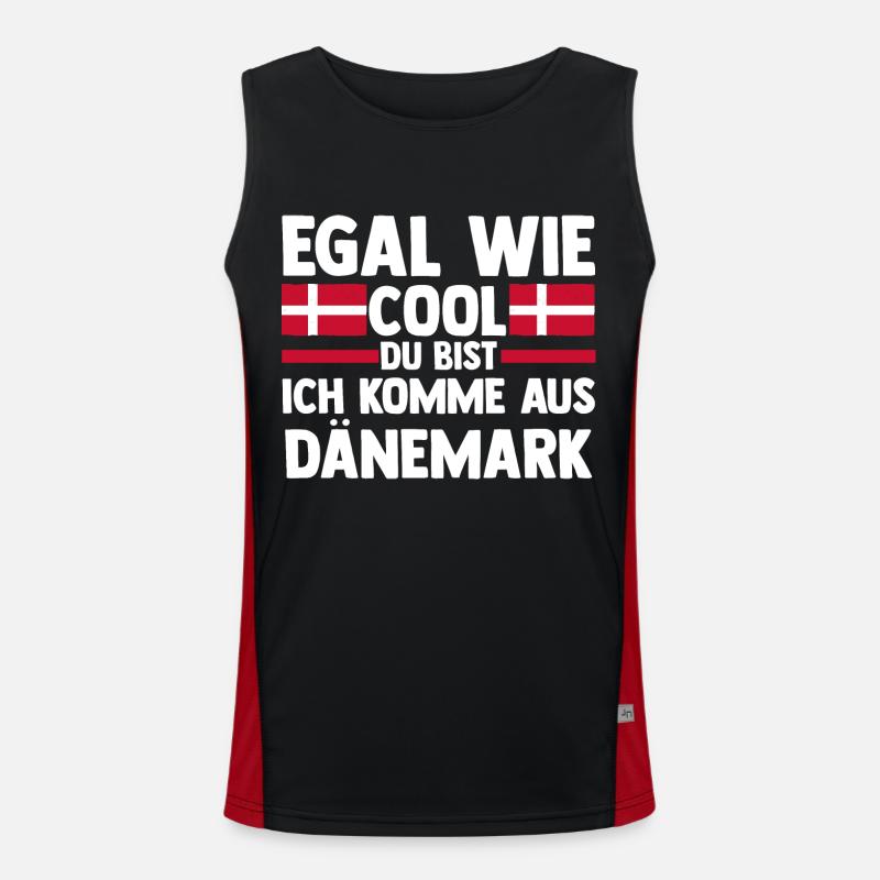 Danois Danemark Débardeur respirant contrasté Homme 