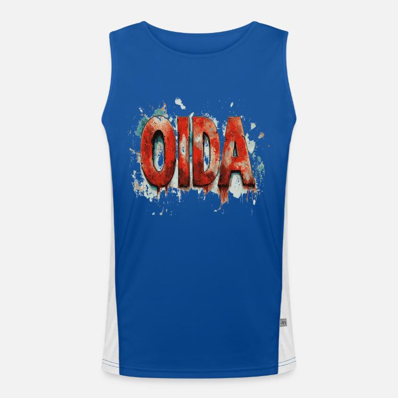 OIDA - Dude! Men's Functional Contrast Tank Top 