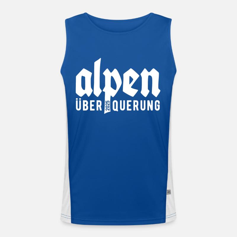 Alpenüberquerung Alpen Überquerung 2025 Bayern Funktionelles Kontrast-Tank Top für Männer 