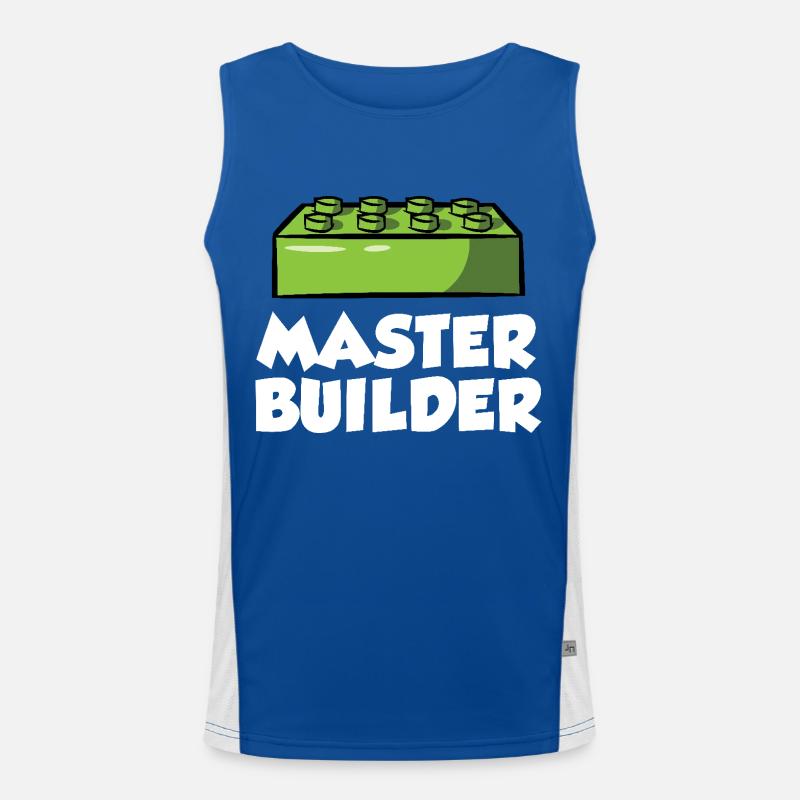 Brick Builder Toys Blocks Clamping Blocks Bricks Men's Functional Contrast Tank Top 