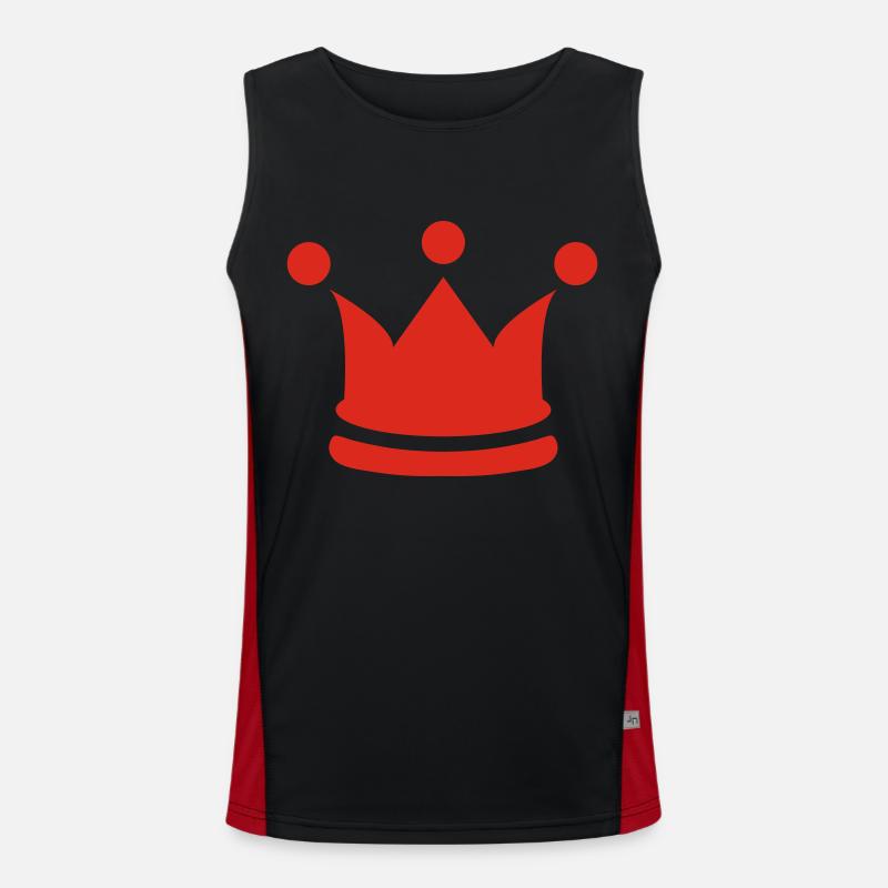 crown Men's Functional Contrast Tank Top 