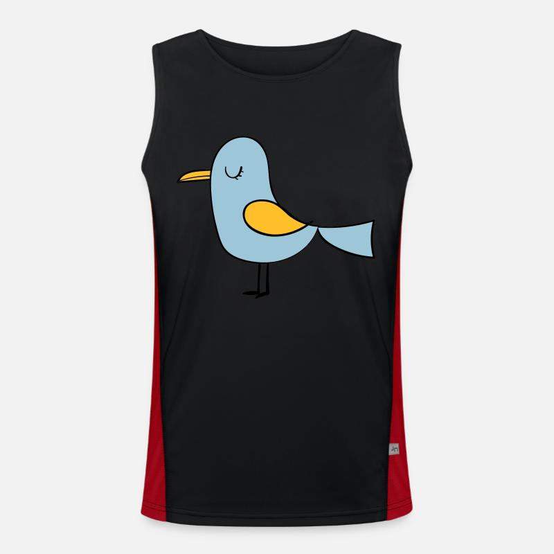 oiseau Débardeur respirant contrasté Homme 