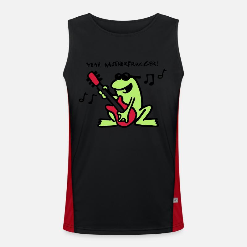 frog_n_roll_072011_a_3c Men's Functional Contrast Tank Top 