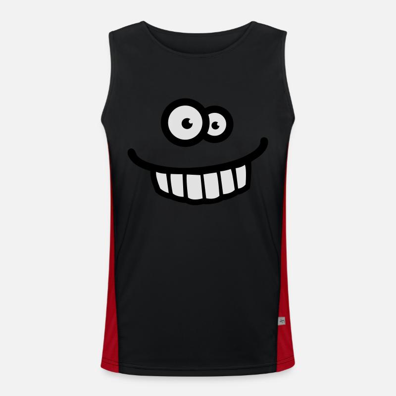 funny_face Débardeur respirant contrasté Homme 