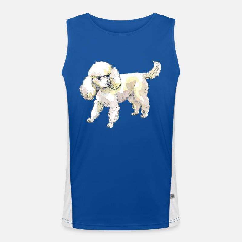 poodle Men's Functional Contrast Tank Top 