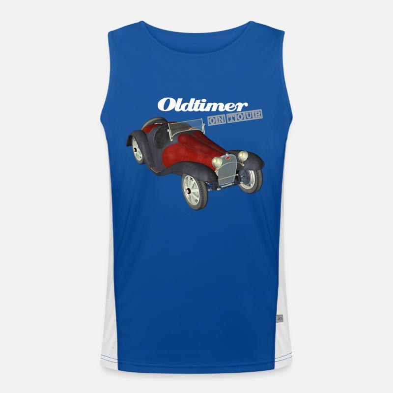 Oldtimer on Tour Débardeur respirant contrasté Homme 