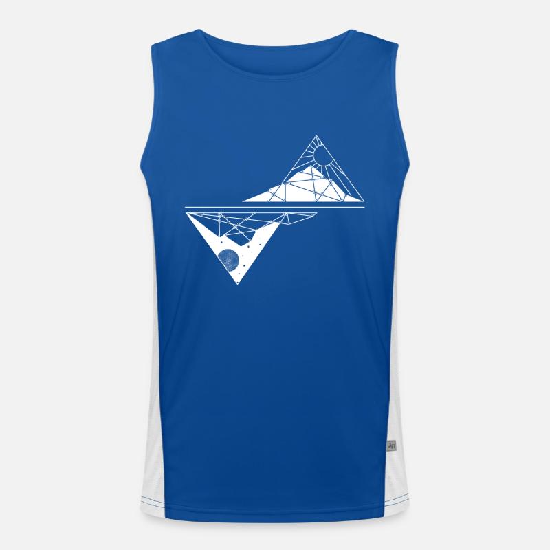 day_night Funktionelles Kontrast-Tank Top für Männer 