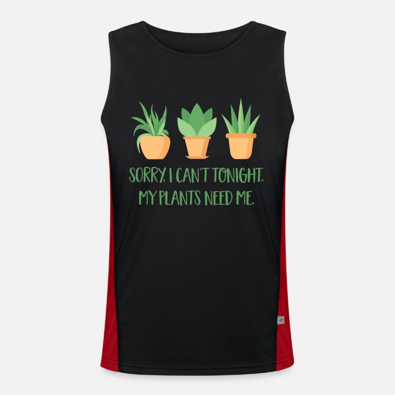 plants Men's Functional Contrast Tank Top 