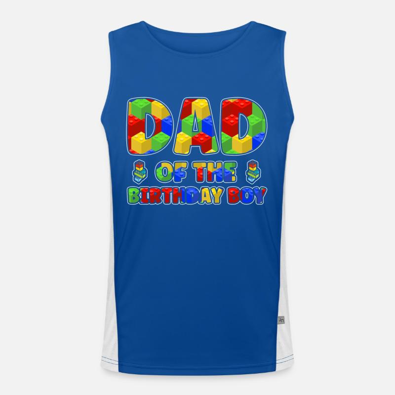 Papa clamping module Men's Functional Contrast Tank Top 