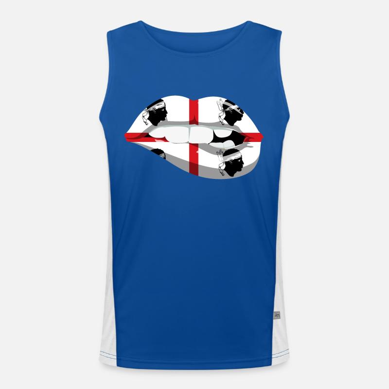 Sardaigne Drapeau Sardaigne Drapeau Sardegna Drapeau Débardeur respirant contrasté Homme 
