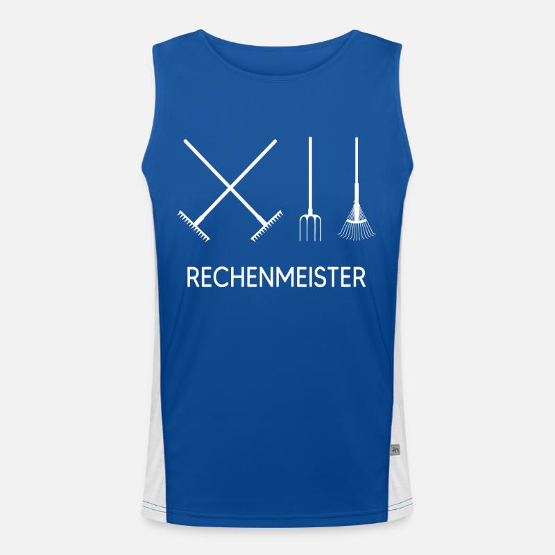 garten rechen kleingarten rechenzentrum erntezeit Funktionelles Kontrast-Tank Top für Männer 